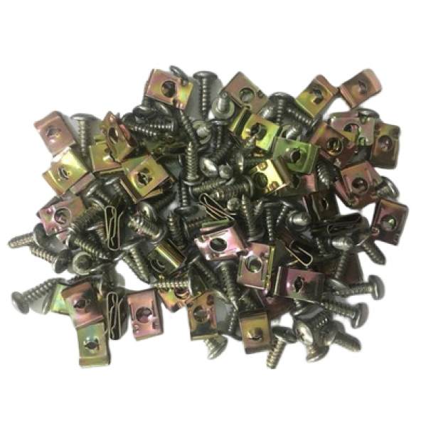 KAPORTA TAMİR KLİPS SAÇ VİDA TAKIMI 72 AD PAKET