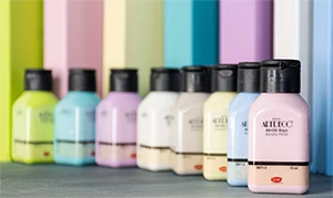 Artdeco NEW EDİTİON Akrilik Boya 8x75ml Pastel Smoky Renkler Set - Resim 4