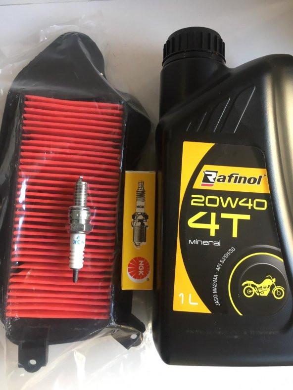 HONDA SPACY 110 BAKIM SETİ FİLTRE+YAĞ+NGK BUJİ