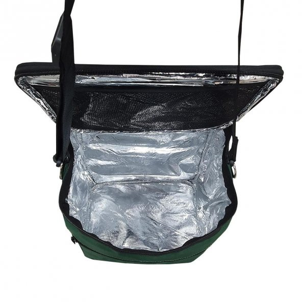 Gbmotion Termal Çanta 25 Litre Sırt Çantası Buzluk Koyu Yeşil - 7