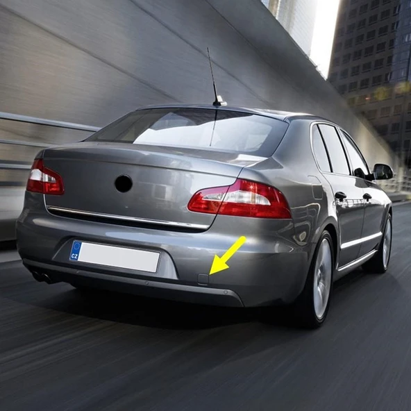 Skoda Superb 2 Sedan 2009-13 Arka Tampon Çeki Demiri Kapağı 3T5807441