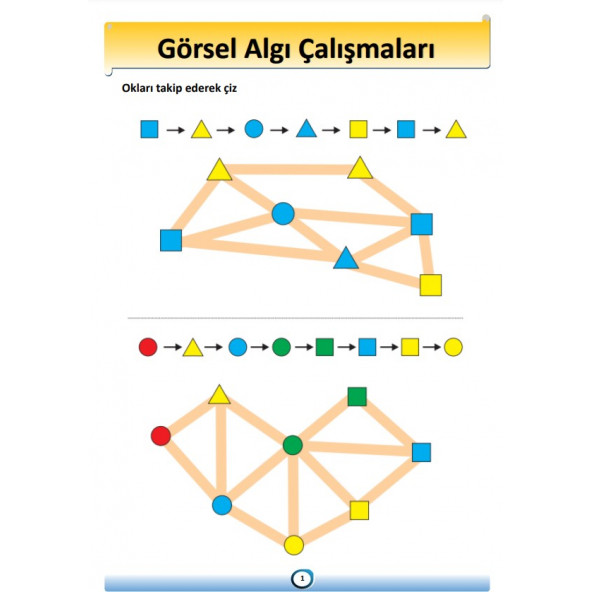 Okul Öncesi Görsel Algı Çalışmaları Yaz-Sil Kitabı - 2