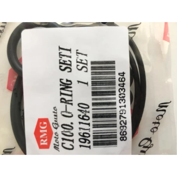 Cup O Ring Seti CUP 50 100 110 MOTORDAKİ TÜM ORİGLER - Resim 2