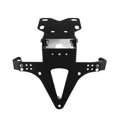 MOTOSİKLET KATLANIR PLAKALIK SİNYAL BAĞLANTILI SİYAH ürün görseli 1