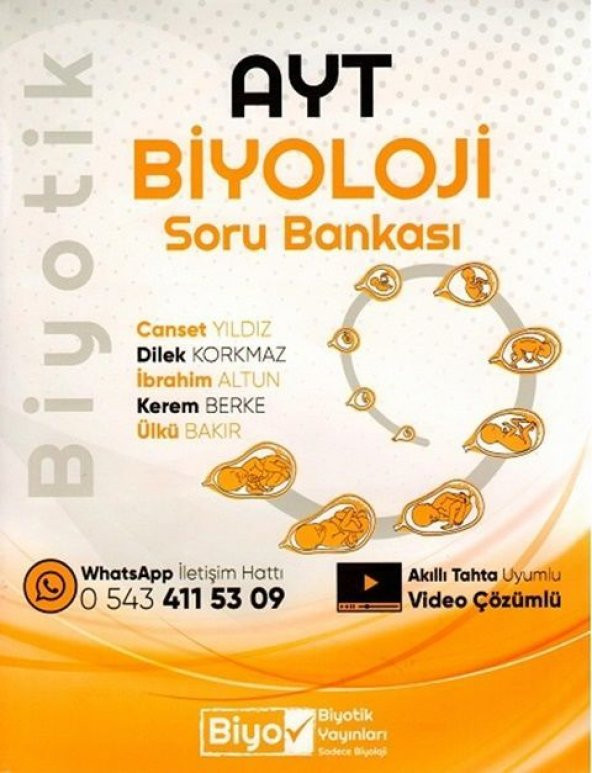 AYT Biyoloji Soru Bankası Biyotik Yayınları