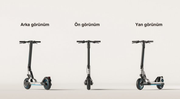 HiFree G1 500 W Amortisörlü Elektrikli Scooter - 8