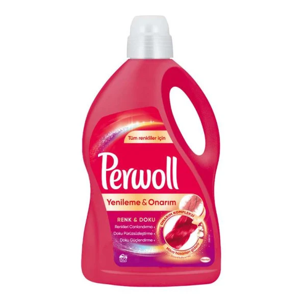 Perwoll Renkli Sıvı Deterjan 50 Yıkama 3 lt