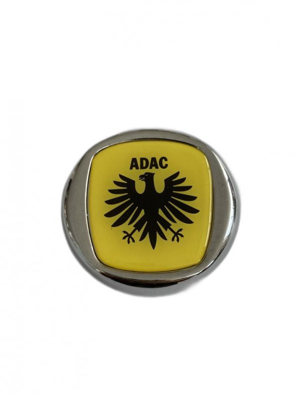 Universal Sarı ADAC Kaput ve Bagaj Logo - 9.5cm