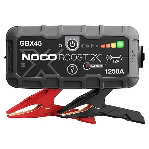 NOCO GBX45 12V 1250Amp Ultrasafe Lityum Akü Takviye + Powerbank + Led Lamba - 6