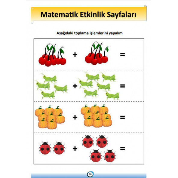 Okul Öncesi Matematik Etkinlik Yaz-Sil Kitabı - Resim 2