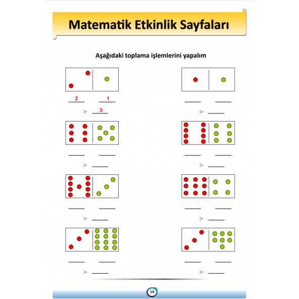 Okul Öncesi Matematik Etkinlik Yaz-Sil Kitabı - Resim 3