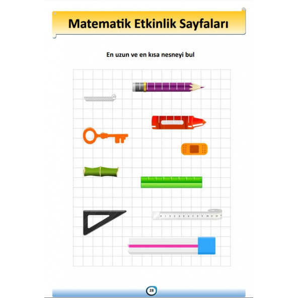 Okul Öncesi Matematik Etkinlik Yaz-Sil Kitabı - Resim 4