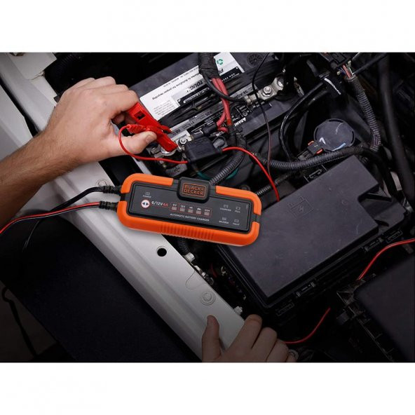 BLACK+DECKER BXA22 6V/12V 120A Akıllı Akü Şarj ve Akü Bakım Cihazı - 5