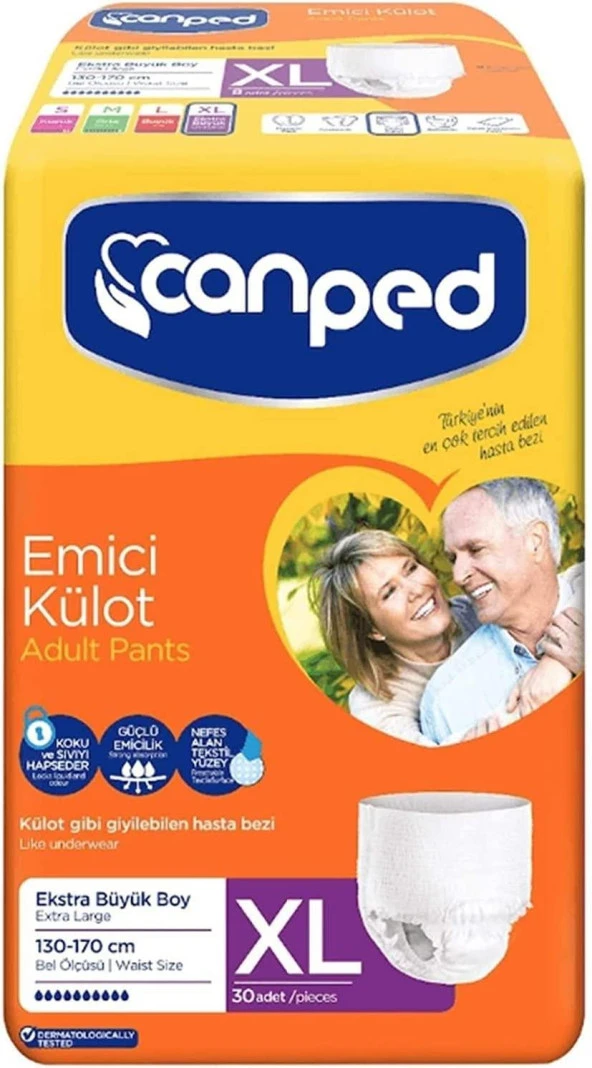 CANPED EMİCİ KÜLOT XL 30LU