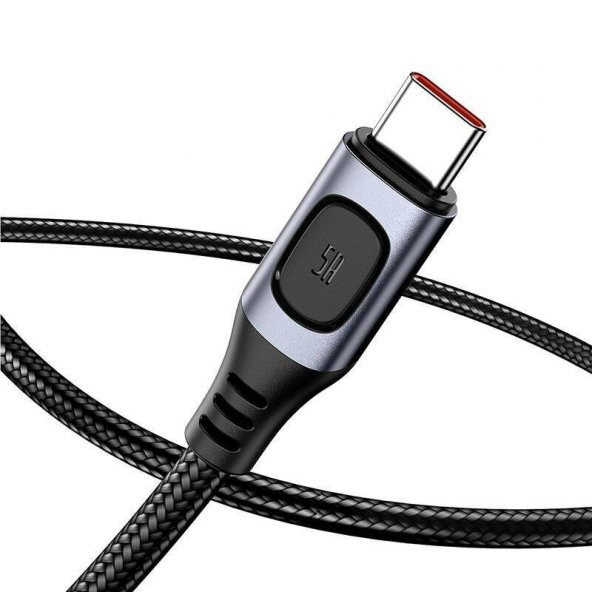 Baseus Flash Multiple Fast Hızlı Şarj Kablosu USB For Type-C 5A 2 Metre Tüm Hızlı Şarj Protökolleri Destekli - 5