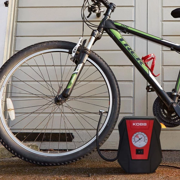 KOBB KB100 12Volt 100 PSI Analog Göstergeli Hava Lastik Şişirme Pompası - Resim 5