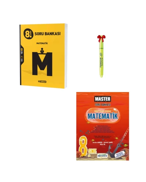 LGS 8.Sınıf Matematik ve Master Matematik Soru Bankası ürün görseli