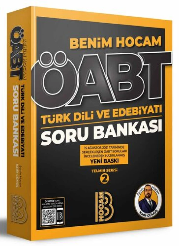 2024 Benim Hocam ÖABT Türk Dili ve Edebiyatı Soru Bankası Telmih Serisi