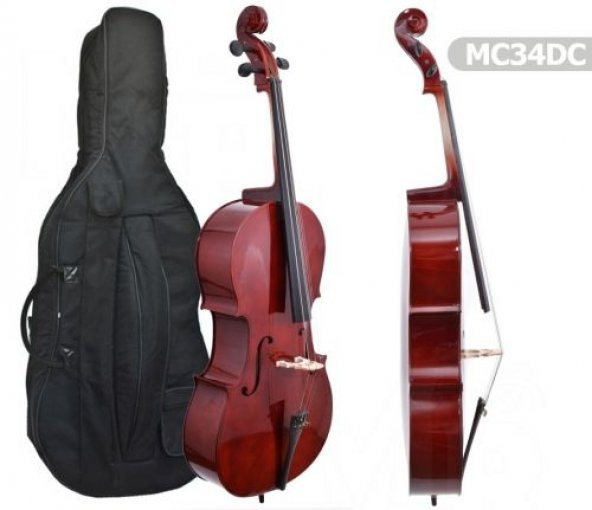 Çello (Viyolonsel) Parlak Cilalı 3/4 MC34DC