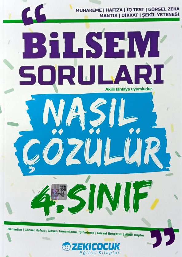 Zeki Çocuk 4.Sınıf  Bilsem Soruları Nasıl Çözülür