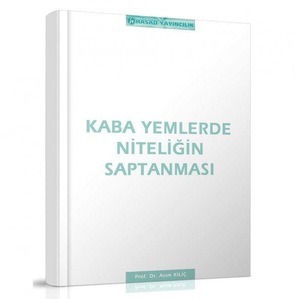 Kaba Yemlerde Niteliğin Saptanması Kitabı - 3