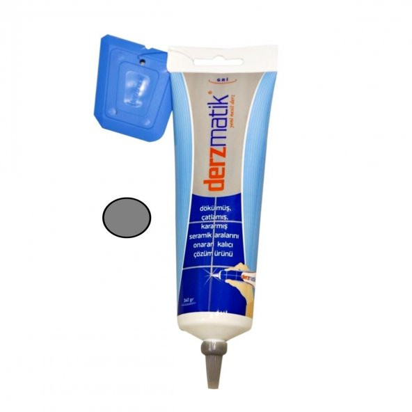 Derzmatik Kullanıma Hazır Derz Dolgu Gaga Uçlu Gri 360 Gr