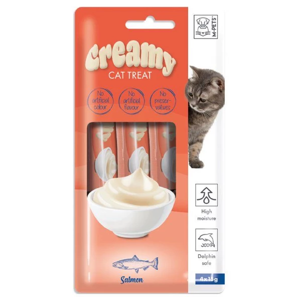 M-PETS CREAMY SOMON BALIKLI KEDİ ÖDÜLÜ