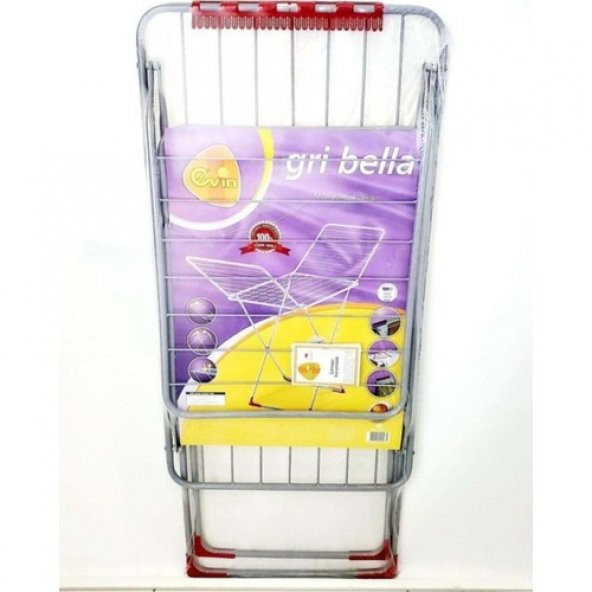 Evin Bella Çamaşır Kurutmalığı Gri - 1