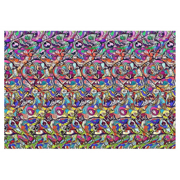 Stereogram Poster Seti (Laminasyonla KAPLI) - 3