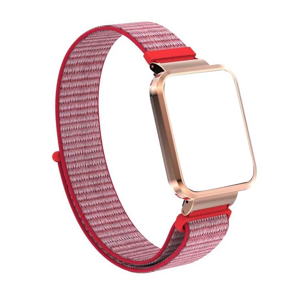 Gpack Xiaomi Redmi Watch 2 Lite Kordon CırtCırt Kumaş Ayarlanabilir KRD 58- - 8