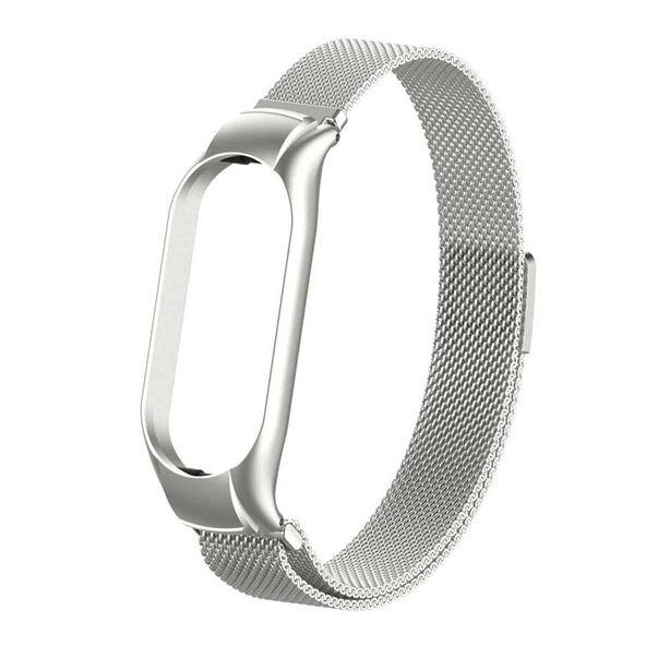 Gpack Xiaomi Mi Band 7 Kordon Hasır Metal Ayarlanabilir KRD 01 - 5