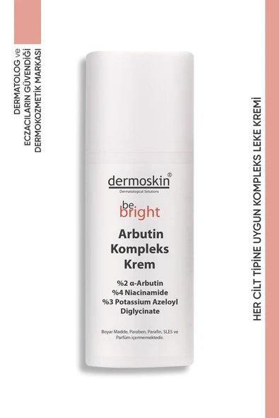 DERMOSKIN Be Bright  Arbutin Kompleks  Krem 33 ml 8697796000912 - 3