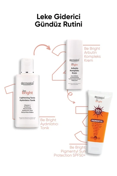 DERMOSKIN Be Bright  Arbutin Kompleks  Krem 33 ml 8697796000912 - 4
