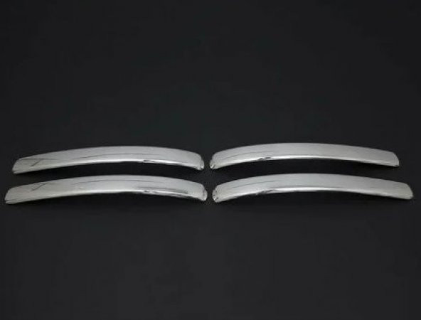 VW Caddy Ön Tampon Kaşı 4 Parça Paslanmaz Çelik 2004 - 2009 - 2