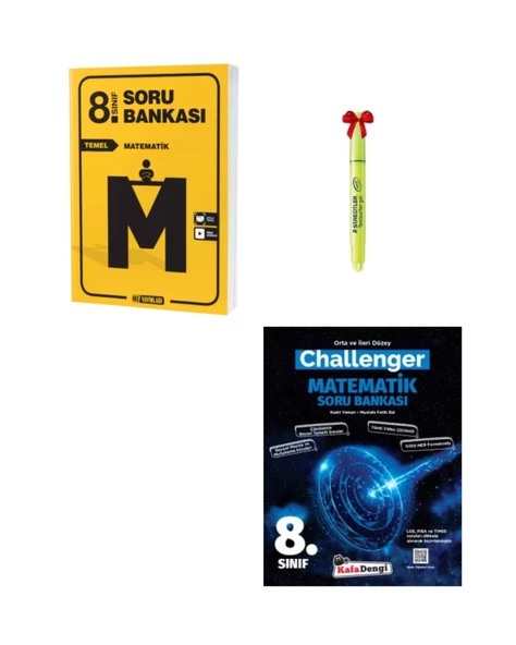 LGS 8.Sınıf Temel Matematik ve Challanger Matematik Soru Bankası
