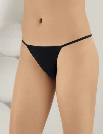 12 li Paket Şahinler Bayan Penye Likralı String Külot B3044 - Resim 3