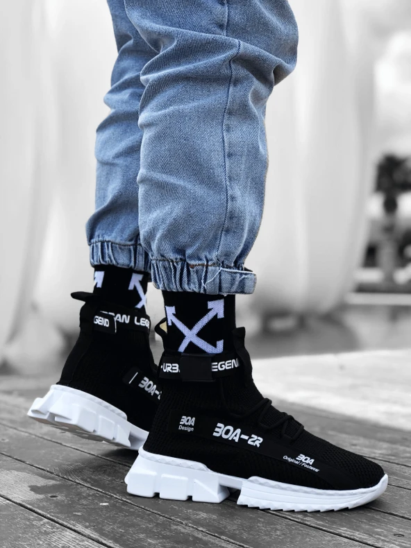 Zr-x700 Tarz Siyah Renk Spor Ayakkabı - Resim 3