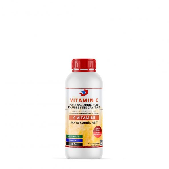 KATIQ Askorbik Asit (C Vitamini, E 300) - 100 Gr. - 1