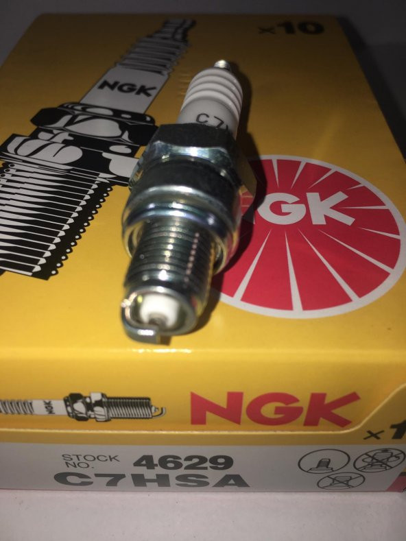 BUJİ 4629 C7-HSA NGK HONDA YAMAHA SUZUKİ ORJİNAL BUJİ - Resim 2