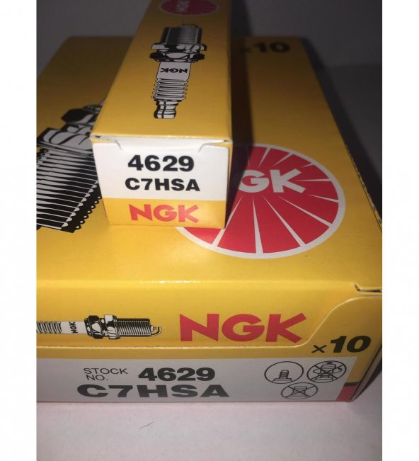 BUJİ 4629 C7-HSA NGK HONDA YAMAHA SUZUKİ ORJİNAL BUJİ - Resim 4