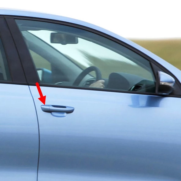 VW Golf MK6 2009-2012 Sağ Ön Kapı Dış Açma Kolu Kapağı 1K8837880 - Resim 2