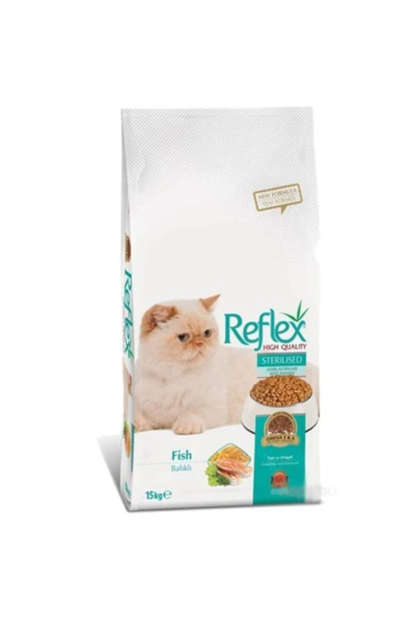 Reflex Reflex Sterilised Balıklı Kedi Maması 15 kg