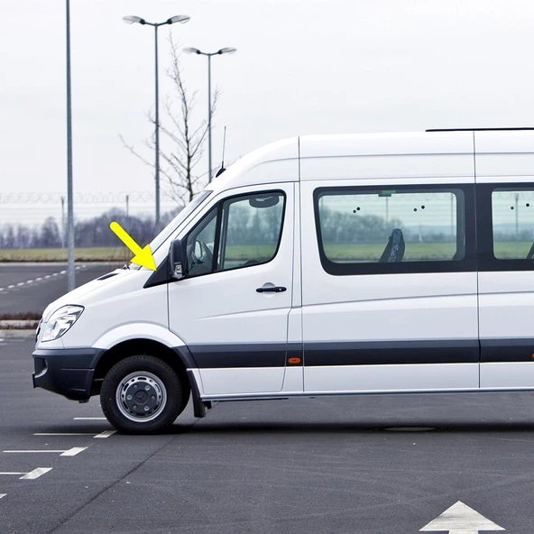 Mercedes Sprinter 2007-2016 Sol Dikiz Aynası Ön Kapak A9068110007