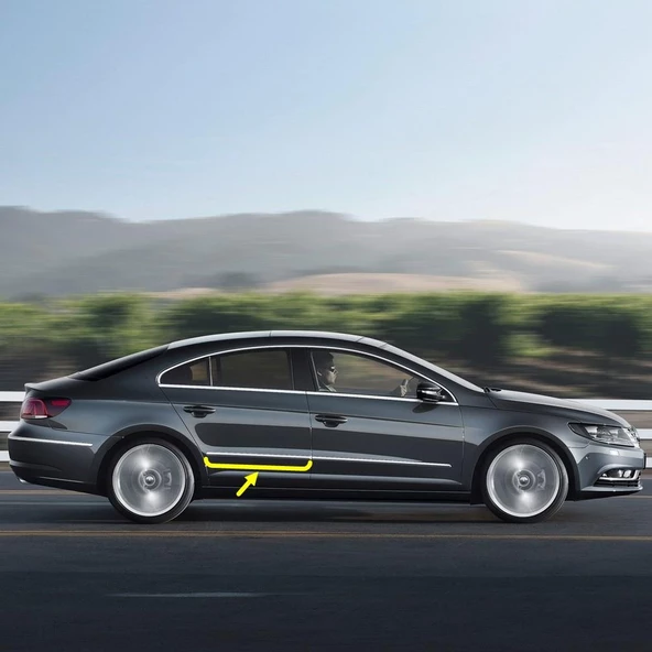VW Passat CC 2013-2017 Sağ Arka Kapı Çıtası Kromaj 3C8853074B