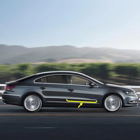 VW Passat CC 2013-2017 Sağ Ön Kapı Çıtası Kromaj 3C8853072B