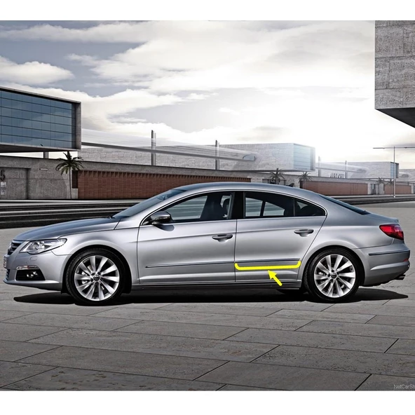 VW Passat CC 2009-2012 Sol Arka Kapı Çıtası Kromaj 3C8853073A