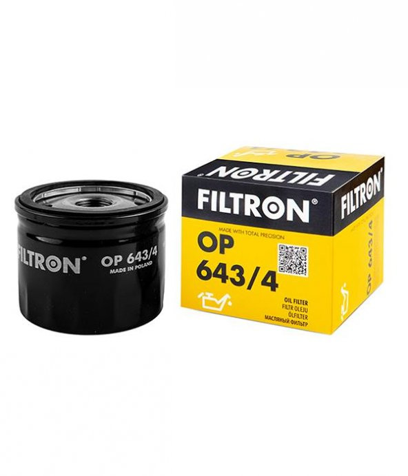 OP 643/4 Renault Fluence 1.5 Dci 2010-2018 Filtron Yağ Filtresi