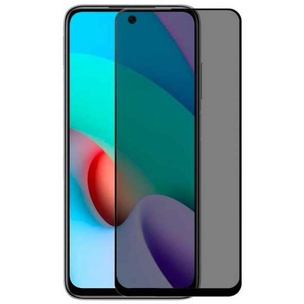 Xiaomi Redmi 10 Gizli Hayalet Ekran Koruyucu Yandan Gözükmez