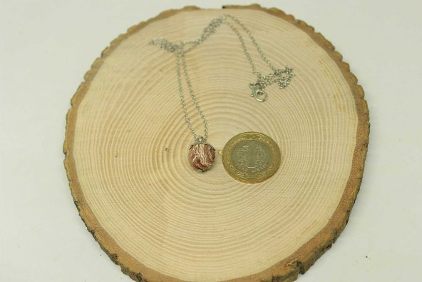 Jasper Taşı Kolye Ucu Zincirli (23505) - Resim 2