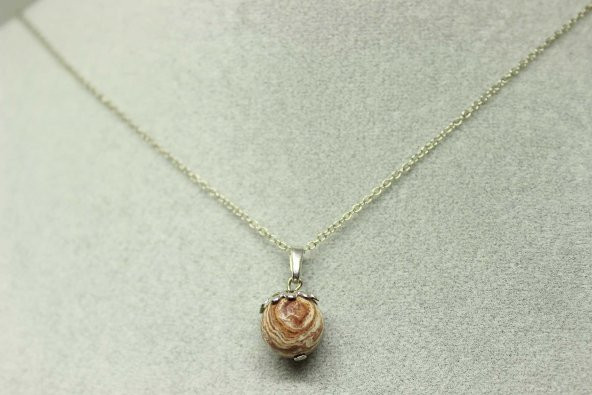 Jasper Taşı Kolye Ucu Zincirli (23505) - Resim 3